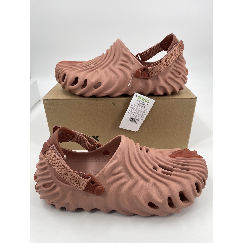 Crocs Salehe Bembury Pollex Clog Size 12 Black Pale Blush 207393-6RL Brand New‎